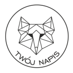 Stempel personalizowany z Twoim napisem "lis"