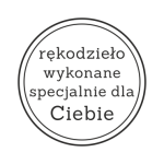 Stempel "rękodzieło wykonane dla ciebie"