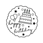 Stempel "Happy Birthday 2"