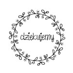 Naklejki DZIĘKUJEMY 4 cm