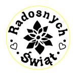 Stempel świąteczny RADOSNYCH ŚWIĄT