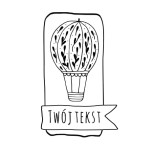 Stempel personalizowany z Twoim napisem "balon"