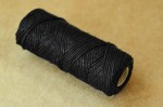 Sznurek lniany czarny mały