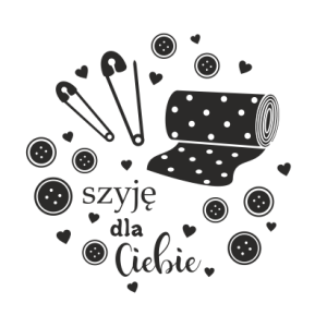Stempel "szyję dla Ciebie" mix