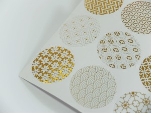 Naklejki ZŁOTE WZORY z przezroczystym tłem