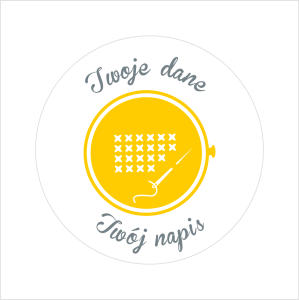 Naklejka z Twoim napisem SZYCIE 04